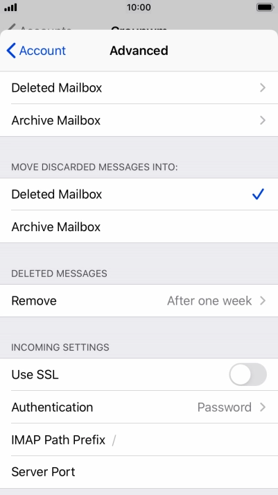 Press Authentication.