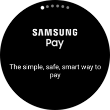 Press and hold the Return key to activate Samsung Pay.