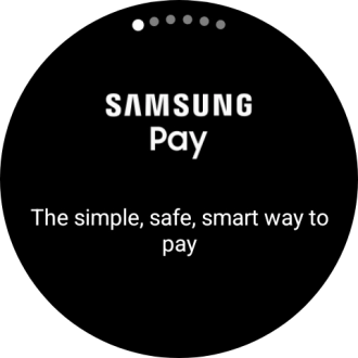 Press and hold the Return key to activate Samsung Pay.