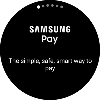Press and hold the Return key to activate Samsung Pay.