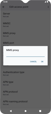 Key in 10.202.002.060 and press OK.