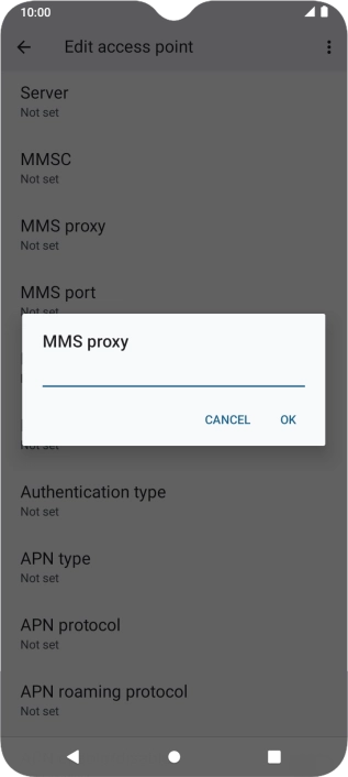 Key in 10.202.002.060 and press OK.