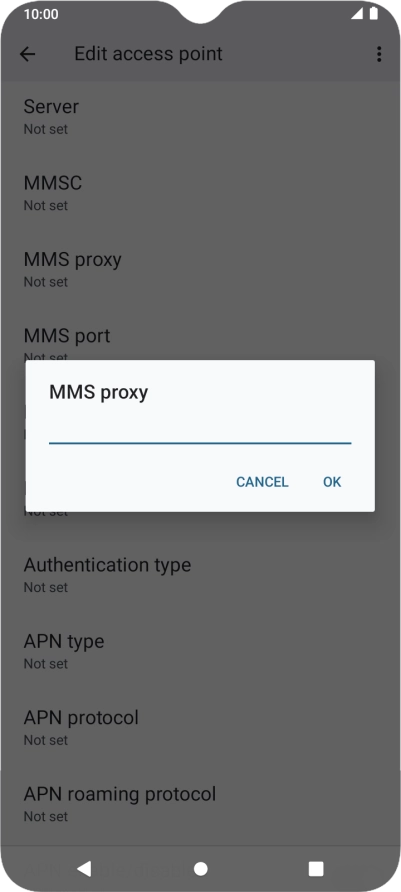 Key in 10.202.002.060 and press OK.