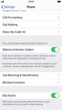 Press the Home key to return to the home screen.