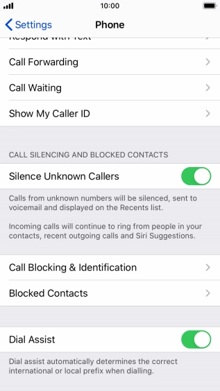 Press the Home key to return to the home screen.