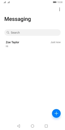 Press the menu icon.