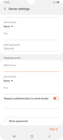 Press the drop down list below 