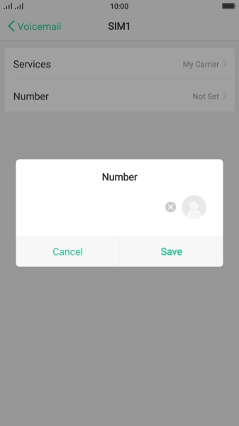 Key in +61414121121 and press Save.