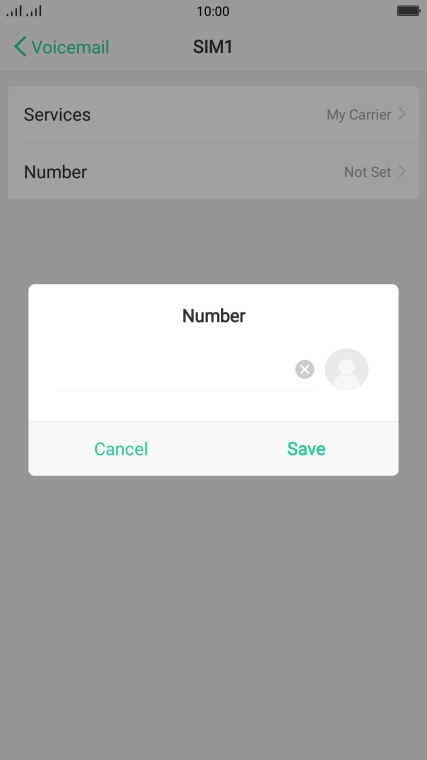 Key in +61414121121 and press Save.