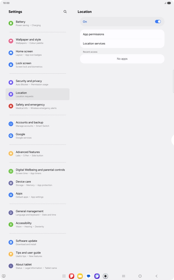 Press App permissions.