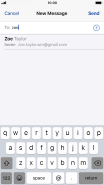 Press the required contact.
