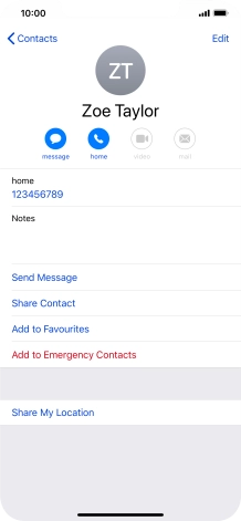 Press the required number.