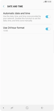 Press the Home key to return to the home screen.