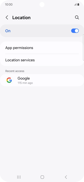 Press App permissions.