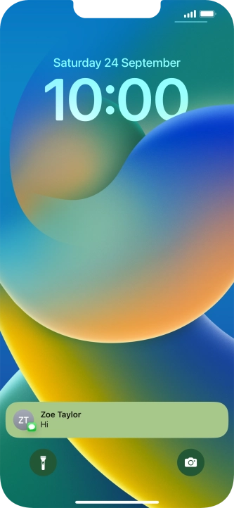 Press the required notification and follow the instructions on the screen to use the selected function.