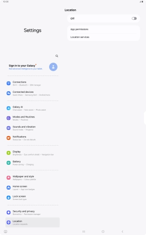Press the indicator to turn the function on or off.
