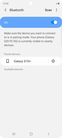 Press the Home key to return to the home screen.