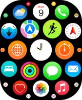 Press the message icon.