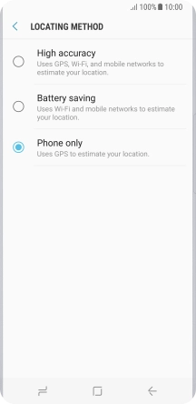 If you select High accuracy, your phone can find your exact position using the GPS satellites, the mobile network and nearby Wi-Fi networks. Satellite-based GPS requires a clear view of the sky.