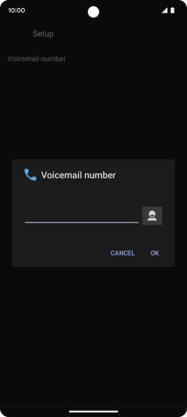 Key in +61414121121 and press OK.