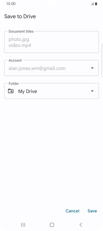 Press the field below 