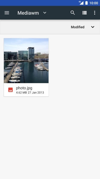 Press the required picture.