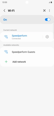 Press the Home key to return to the home screen.