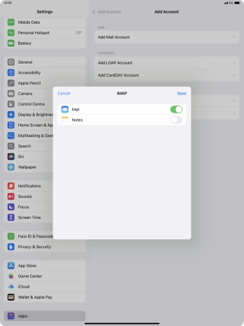 Press Save. Your email account has now been set up. To select more settings for incoming and outgoing server, proceed with the following steps.