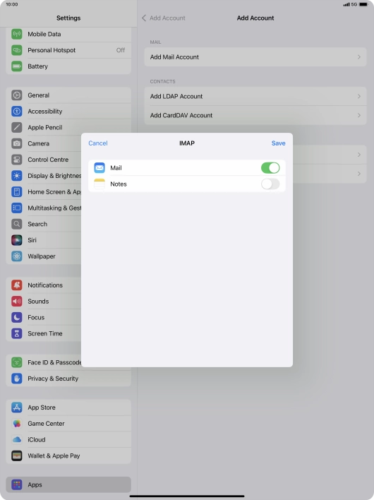 Press Save. Your email account has now been set up. To select more settings for incoming and outgoing server, proceed with the following steps.