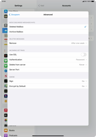 Press Authentication.