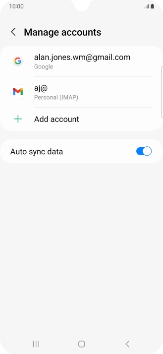 Press the Home key to return to the home screen.