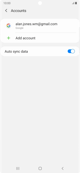 Press the Home key to return to the home screen.