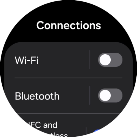 Press Bluetooth.