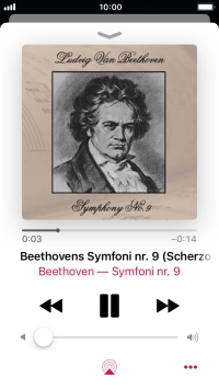 Press arrow right to go to the next audio file.
