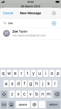 Press the required contact.