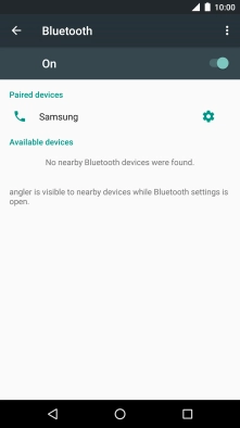 Press the Home key to return to the home screen.
