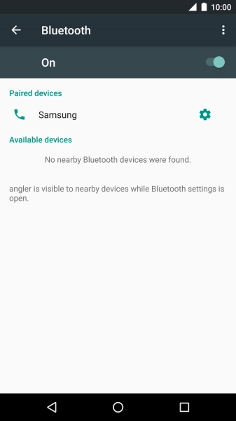 Press the Home key to return to the home screen.