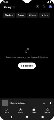 Press the drop down list.