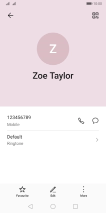 Press the Home key to return to the home screen.
