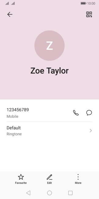 Press the Home key to return to the home screen.