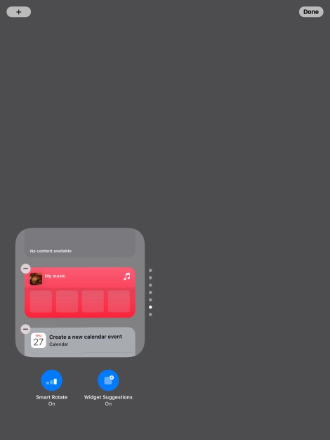 Press Smart Rotate to turn the function on or off.