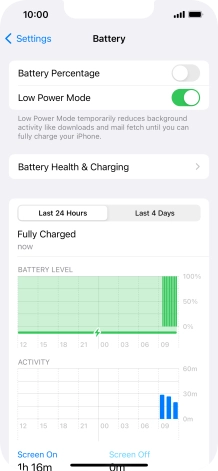 Slide your finger upwards starting from the bottom of the screen to return to the home screen.