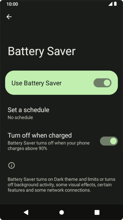 Press the Home key to return to the home screen.