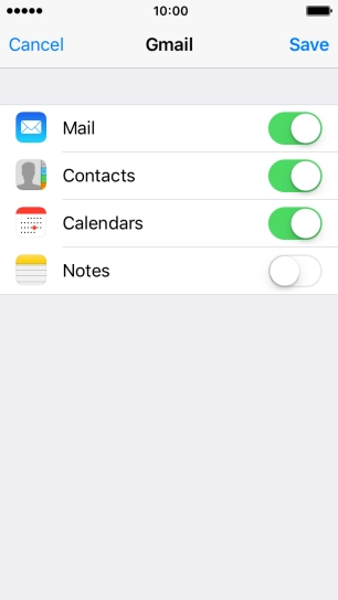 If this screen is displayed, you email account has been recognised and set up automatically. Follow the instructions on the screen to key in more information and finish setting up your phone.