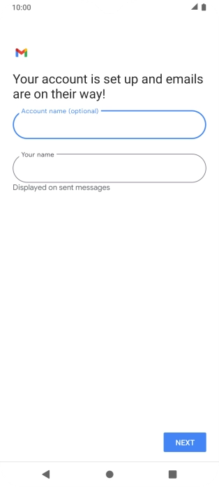 Press the field below 