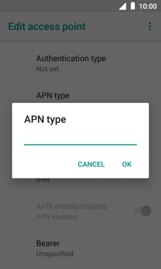 Key in mms and press OK.
