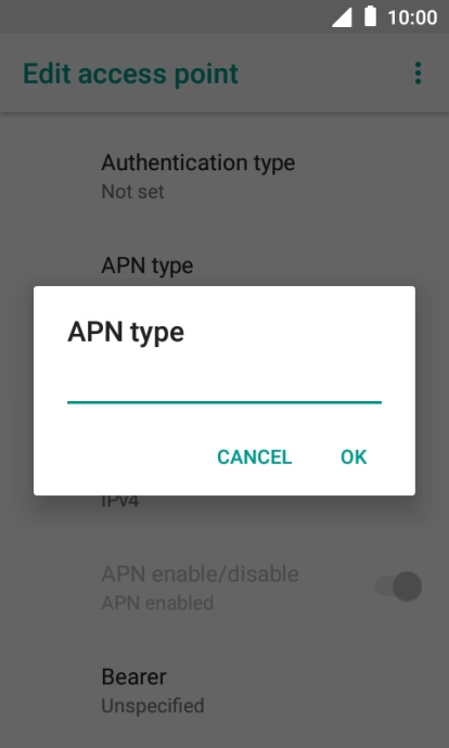 Key in mms and press OK.