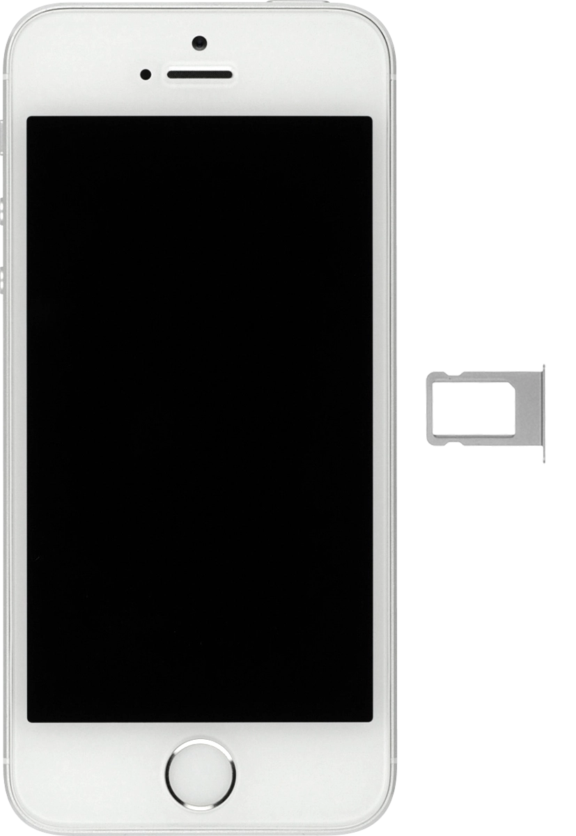 Turn your SIM so the angled corner of the SIM matches the angled corner of the SIM holder.