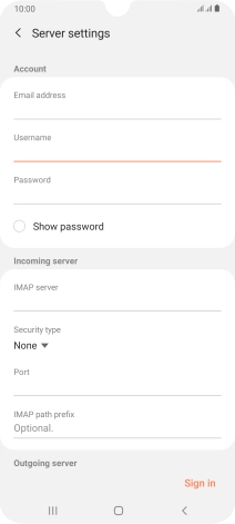 Press the field below 