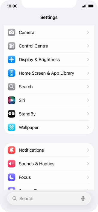 Press Home Screen & App Library.